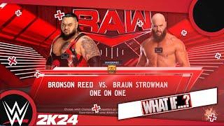 WWE #raw 16.09.24 (WHAT IF?) - Bronson Reed VS Braun Strowman