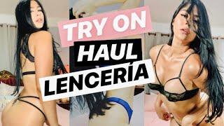 TRY ON HAUL LENCERIA/Probándome ROPA INTERIOR Daniela Reyes