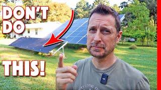 TOP Mistakes Installing A Solar System Yourself! Avoid ALL These For Success!