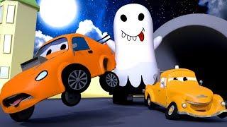 Edgar ist ein Gespenst !   Halloween in Car City  Cartoons für Kinder