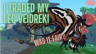 Traded my LEG VEIDREKI (Roblox Dragon Adventures) -Vned-