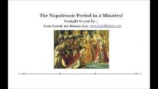 The Napoleonic Period in 2 Minutes!