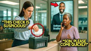 Bank Teller Shreds Black CEO Mother’s Check—Until, Her Son’s Face Appears on the Bank’s Ad Screen