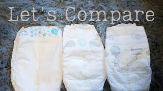 Diaper Comparison: Mama Bear VS Target UP&UP VS Huggies