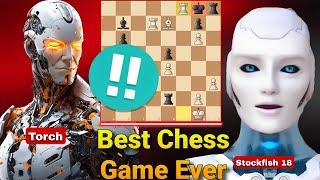 New Stockfish 18 Played 4060 Elo Best Chess Game with The Torch Chess AI | Stockfish Vs Torch