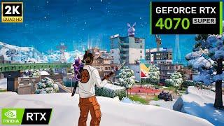 Fortnite Winterfest Update: Chapter 6 || RTX 4070 SUPER (2K Epic Graphics + DLSS Quality)