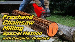 Freehand Chainsaw milling special method