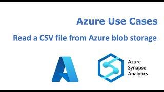 Read a CSV file from Azure blob storage using Spark