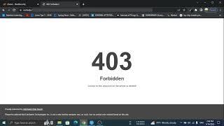 How to fix 403 (Forbidden) Error in wordpress site