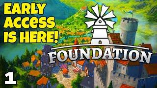 Foundation City Builder (Early Access) - Part 1 - The new Valley map!