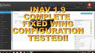 INAV 1.9-FULL CONFIGURATION TUTORIAL-TESTED ON 2 WINGS