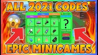 [ALL 2021 CODES IN EPIC MINIGAMES] ALL NEW WORKING EPIC MINIGAMES EFFECTS AND PETS CODES IN ROBLOX