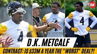 Steelers' DK Metcalf Contract: Is $33M a Year the "Worst" Deal?!