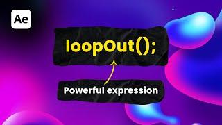 Power Of loopOut() Expression In After Effects - After Effects Expressions Tutorial