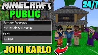 Minecraft Live $Event$  Public SMP | Java + Pe | 24/7 server | #minecraftlive