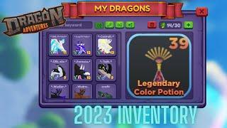 2023 Inventory (Roblox Dragon Adventures)