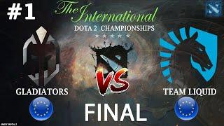 ЭПИЧЕСКАЯ БИТВА ЗА ЧЕМПИОНСТВО! | Gladiators vs Liquid #1 (BO5) FINAL | The International 2024