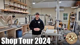 Woodworking Shop Tour 2024 - One Year Since Moving In