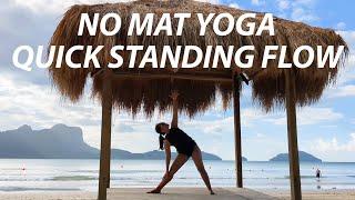 Wrist-Free Beach Yoga Flow | No Mat | Standing Yoga Practice