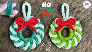 Very Very Easy‼️  / Crochet Christmas Wreath