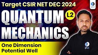 One Dimension (1D) Potential Well | Quantum Mechanics for CSIR NET Physics Dec 2024