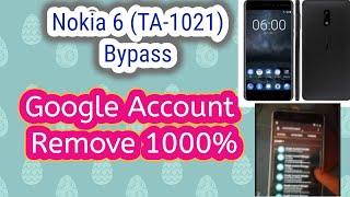 How to Nokia 6 (TA-1021)Bypass (FRP) Google Account Android 7.0/8.0