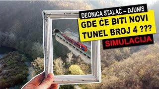 #113/22 | GDE ĆE BITI NOVI TUNEL BR.4 ??? | DEONICA STALAĆ - DJUNIS | SIMULACIJA | [VOZOVI]