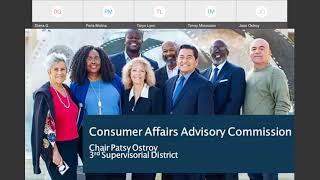 Consumer Services and Worker Protections Webinar