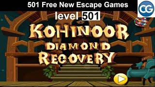 [Walkthrough] 501 Free New Escape Games level 501 - Kohinoor diamond recovery - Complete Game