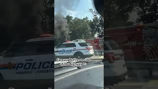 Causally driving in NY be like… #car #fire #driving #viralvideo #foryou