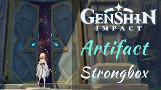 Genshin Impact | Artifact Strongbox How-To | Mystic Offering | 5 Star Artifacts | 2.0 Update