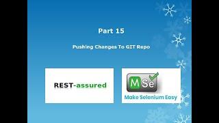 15. Push Changes To GIT Repo From Eclipse Project