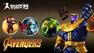 Shadow Fight 2 Thanos Vs Marvel Avengers