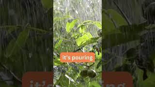 Ways to talk about rain in English #learnenglish #englishphrases #englishvocabulary