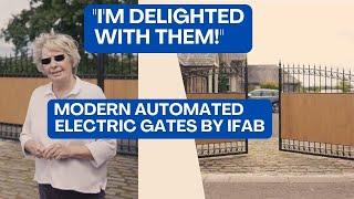 STYLISH ELECTRIC GATES INSTALLED BY IFAB | Client Testimonial | Automated Electric Gates in Scotland