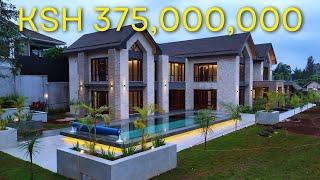 Inside Ksh.375,000,000 4Bedroom #mansion #housetour in #Runda #Kenya #realestate #luxury #home #land