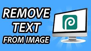 How to remove text from image in Photopea - QUICK AND EASY (Full Guide)