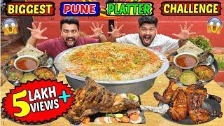 BIGGEST PUNE PLATTER EATING CHALLENGE | MASSIVE NON-VEG PLATTER IN PUNE COMPETITION (Ep-444)