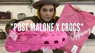 POST MALONE X CROCS UNBOXING AND REVIEW | LUXURY SHOPPING HAUL | LUXURY REVIEW