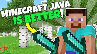 Why Java Minecraft Is Secretly BETTER Than Bedrock Edition!