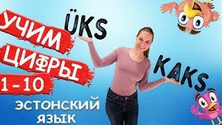 Учим цифры вместе. Учимся считать от 1 до 10. Õpime koos numbreid 1-10. Эстонский язык.