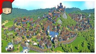 MEDIEVAL CITY 300+ POPULATION! - Foundation Gameplay (Medieval City Builder)