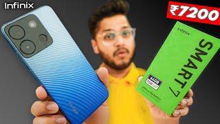 Infinix Smart 7 Unboxing And Review -  | 6000mAh BIG Battery | BGMI Performance Test