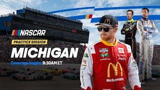 LIVE NASCAR CUP SERIES PRACTICE | Michigan | Prime Video