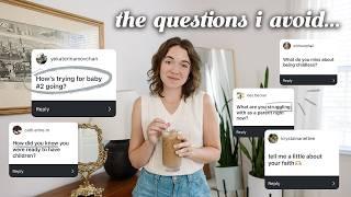 The Questions I Usually Avoid… TTC Update, Married At 19, Feeling Overwhelmed & More | Honest Q&A ️