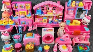 10 Minutes Satisfying with Unboxing Pink Ice Cream toy kitchen play Set Review Toys | ASMR