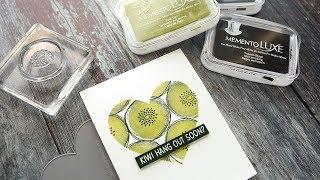 How to Create Two-Tone Multicolor Pigment Stamping + Masking