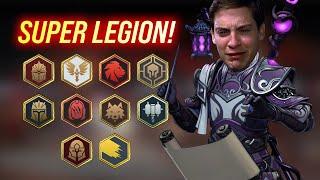 Bullied Calligrapher  - All Legion FREE Sets VS Calligrapher!  - Shadow Fight 3
