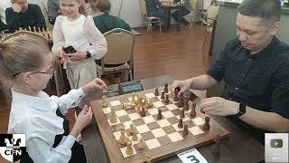 K. Makarova (1000) vs S. Shogdzhiev (1009). Chess Fight Night. CFN. Rapid