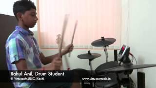 Rahul Anil, Drums Beginner @ VirtuosoMUSIC